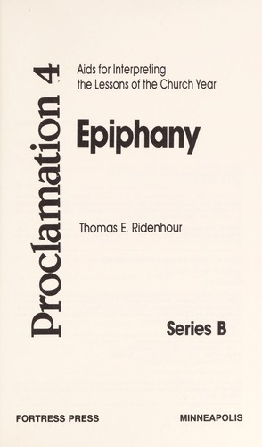 Proclamation 4 Series B