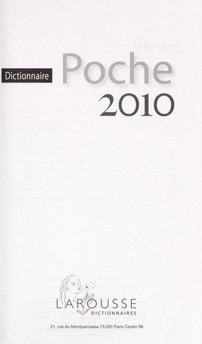 Larousse poche 2010