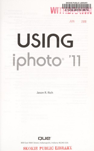 Using iPhoto '11