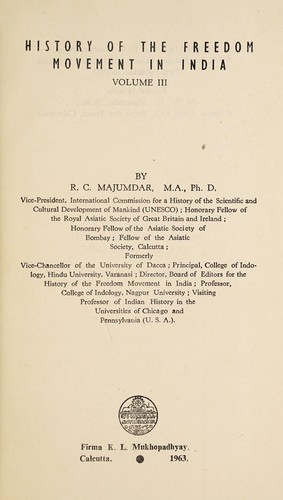 History of the freedom movement in India