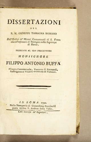 Dissertazioni