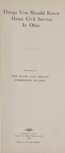 Things you should know about civil service in Ohio