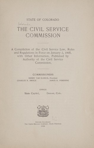 A compilation of the civil service law