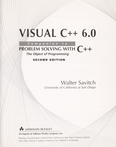 Visual C [plus plus] 6.0