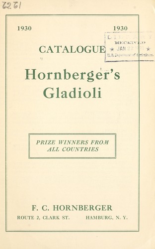 Hornberger's gladioli