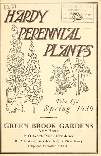 Hardy perennial plants