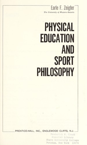 Physical education and sport philosophy