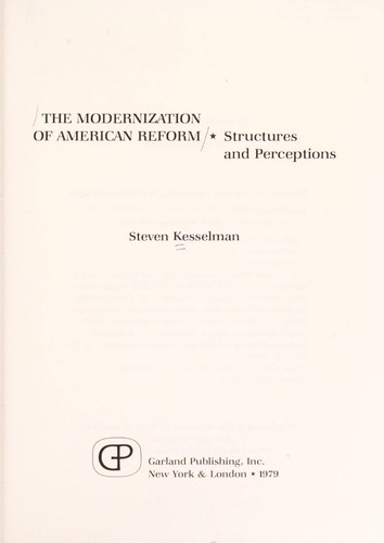 The modernization of American reform