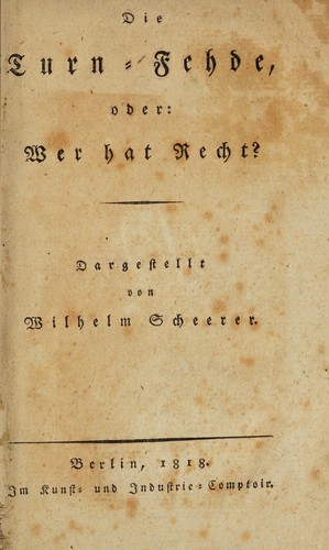 Die Turn-Fehde, oder: Wer hat Recht?