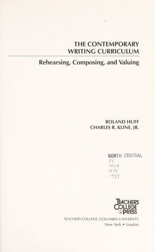 The contemporary writing curriculum