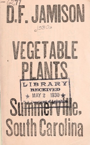 Vegetable plants