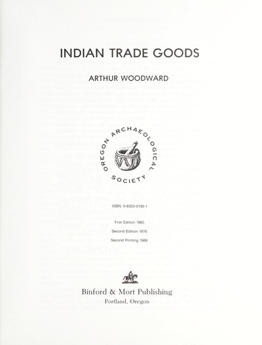 Indian trade goods