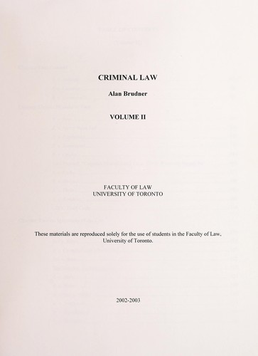Criminal law