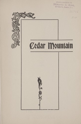 Cedar Mountain