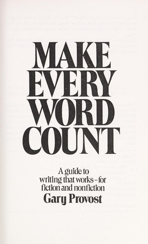 Make every word count