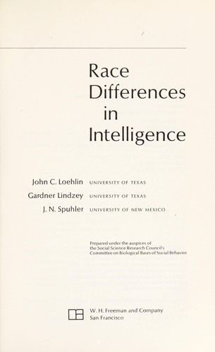 Race differences in intelligence