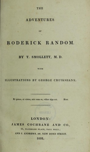 The adventures of Roderick Random