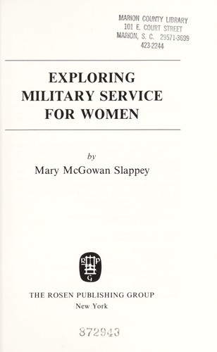 Exploring military service for women