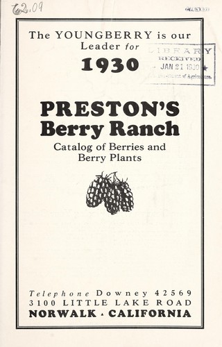Catalog of berries and berry plants
