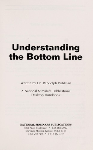 Understanding the bottom line