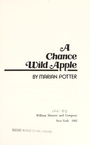 A chance wild apple