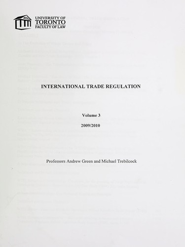 International trade regulation
