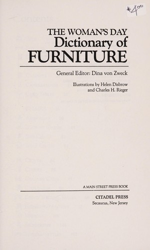 The Woman's Day Dictionary of Furniture