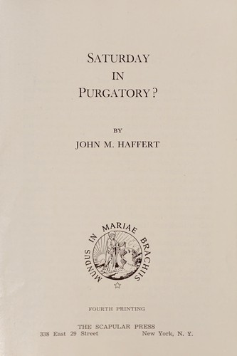 Saturday in purgatory?