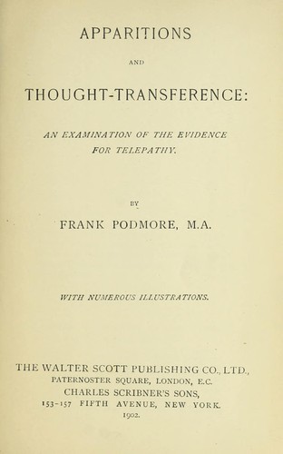 Apparitions and thought-transference