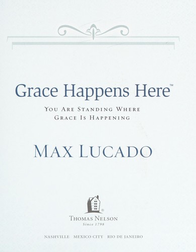 Grace happens here