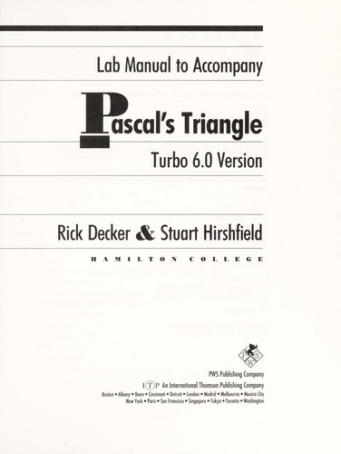 Pascal's triangle