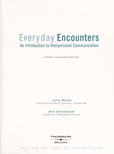 Everyday encounters