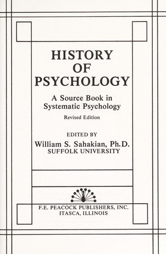 History of psychology