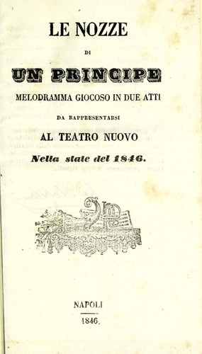 Le nozze di un principe