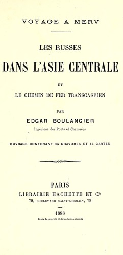 Voyage à Merv
