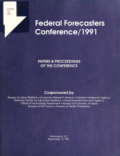 Federal Forecasters Conference/1991