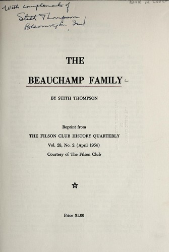 The Beauchamp family