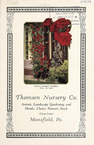 Artistic landscape gardening and hardy, choice nursery stock