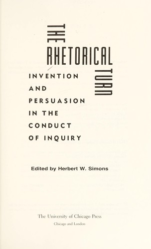 The Rhetorical turn