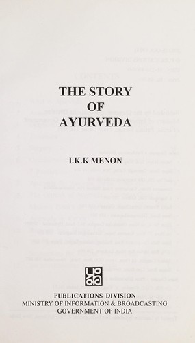 The story of ayurveda