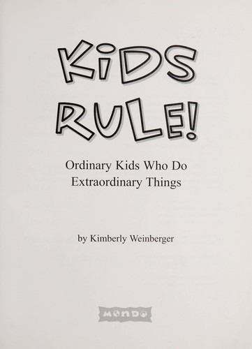Kids rule!