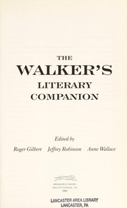 The walker's literary companion