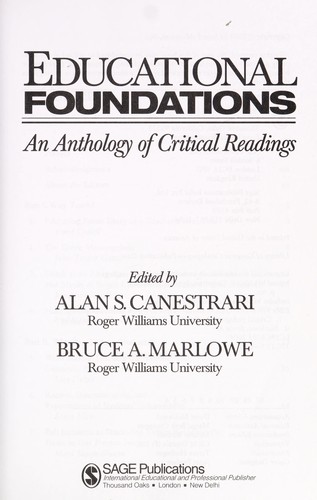 Educational foundations