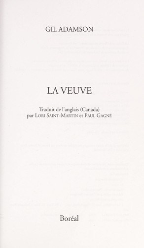 La veuve
