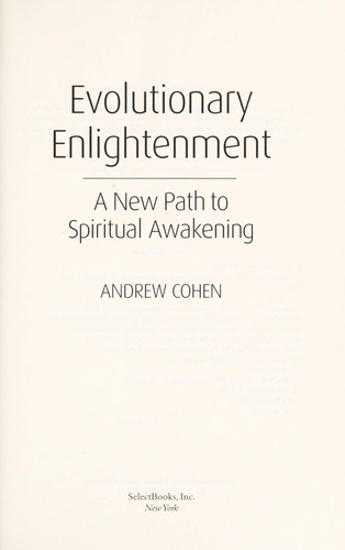 Evolutionary enlightenment
