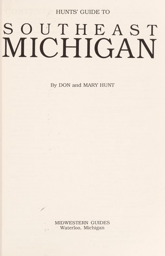 Hunts' guide to southeast Michigan