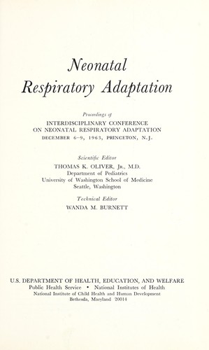 Neonatal respiratory adaptation
