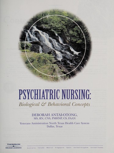 Psychiatric nursing