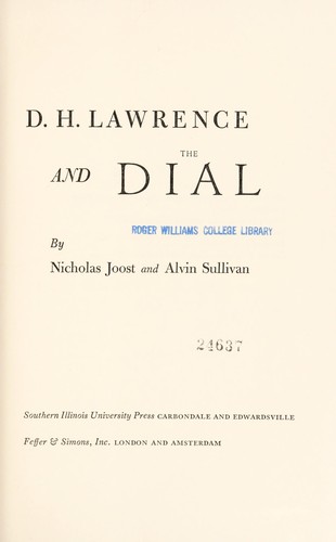 D.H. Lawrence and the Dial