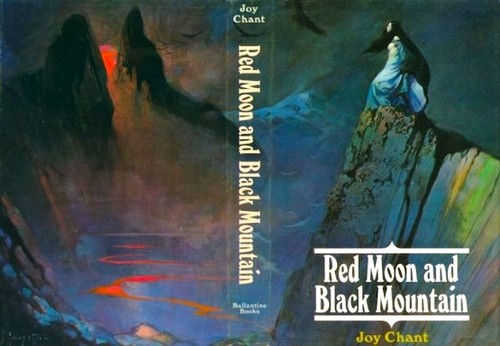 Red moon and black mountain